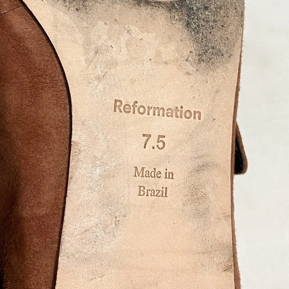 Reformation Bethany Ballet Flats Suede - Picture 7 of 7